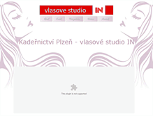 Tablet Screenshot of kadernictvi-plzen.cz